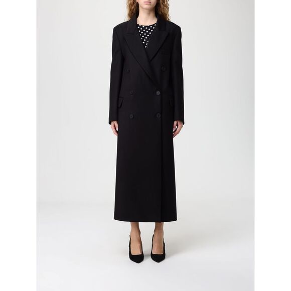Mar De Margaritas Coat Woman Black